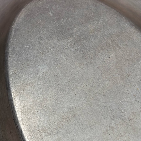 Poole Silver Co English Silverplate 1000 Ornate Oval Serving Tray - Picture 9 of 9